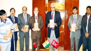 Governor N N Vohra releasing books on Friday.