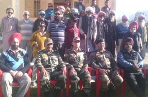 Villagers from Poonch whose eyes were operated upon in Army Hospital.