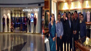 Inaugural ceremony of Mohanlal Sons store at Wave Mall on Friday.