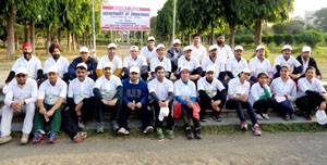 Participants of “Short Run” posing for a photograph.