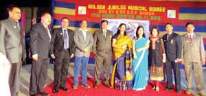 Dignitaries during celebration of BSF’s Golden Jubilee.