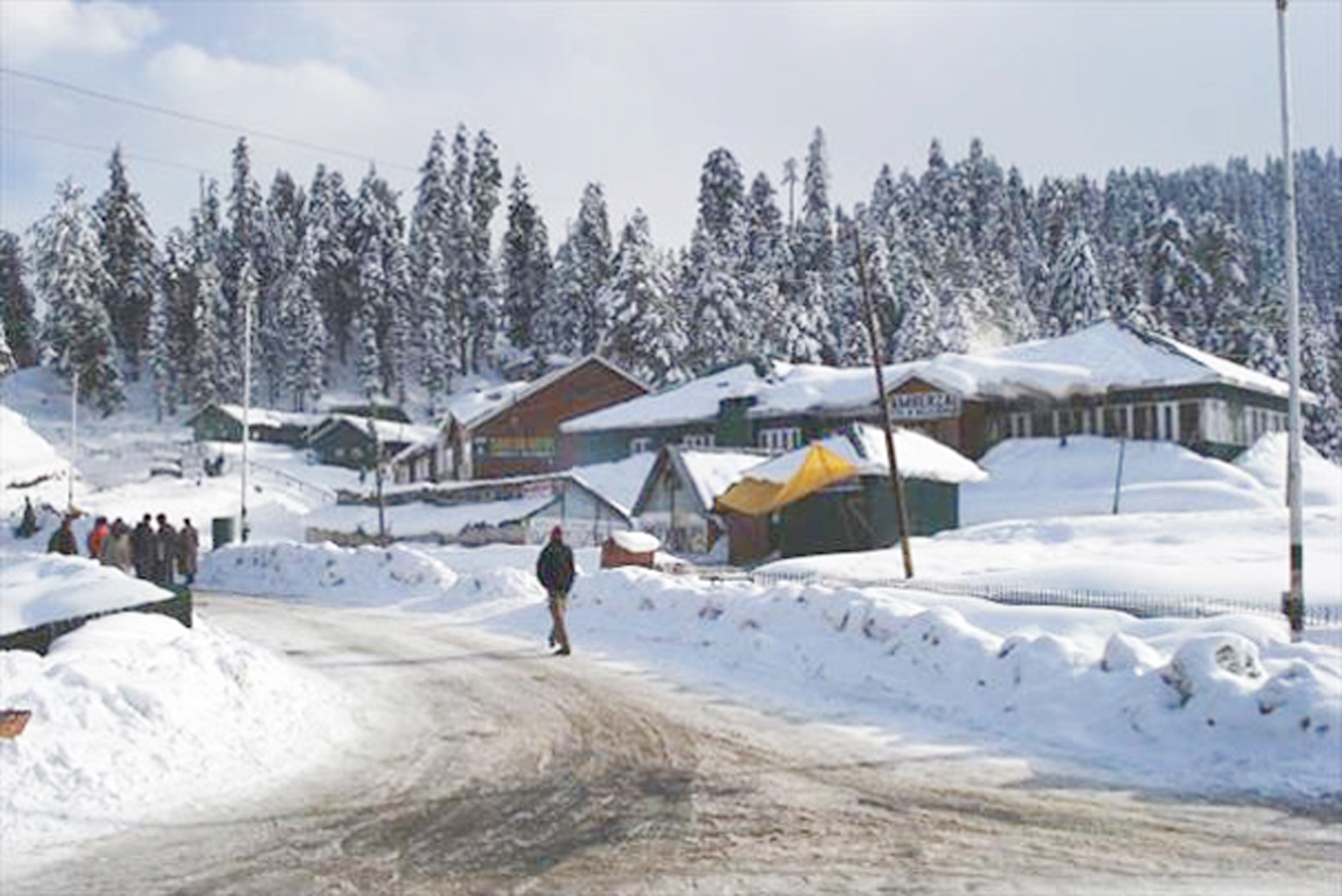 Fresh Snowfall In Pahalgam