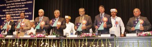 Chief Justice of India Justice T S Thakur and other dignitaries during a workshop in Jammu on Saturday.