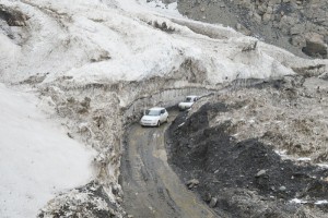 Mughal Road was re-opened for LMVs on Saturday. -Excelsior/ Younis Khaliq