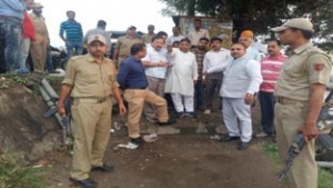 MLA Jammu West Assembly segment, Sat Sharma reviewing arrangements for Baisakhi Mela.