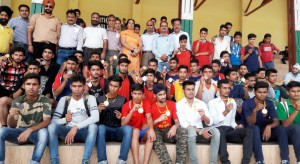 Medal winners posing for group photograph at Jammu. 