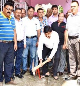 Gupta kick starts construction work | DailyExcelsior