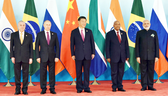 Prime Minister Narendra Modi in the BRICS Family Photograph with other ...