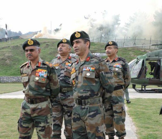 Northern Army Commander Reviews Security Situation In Kashmir