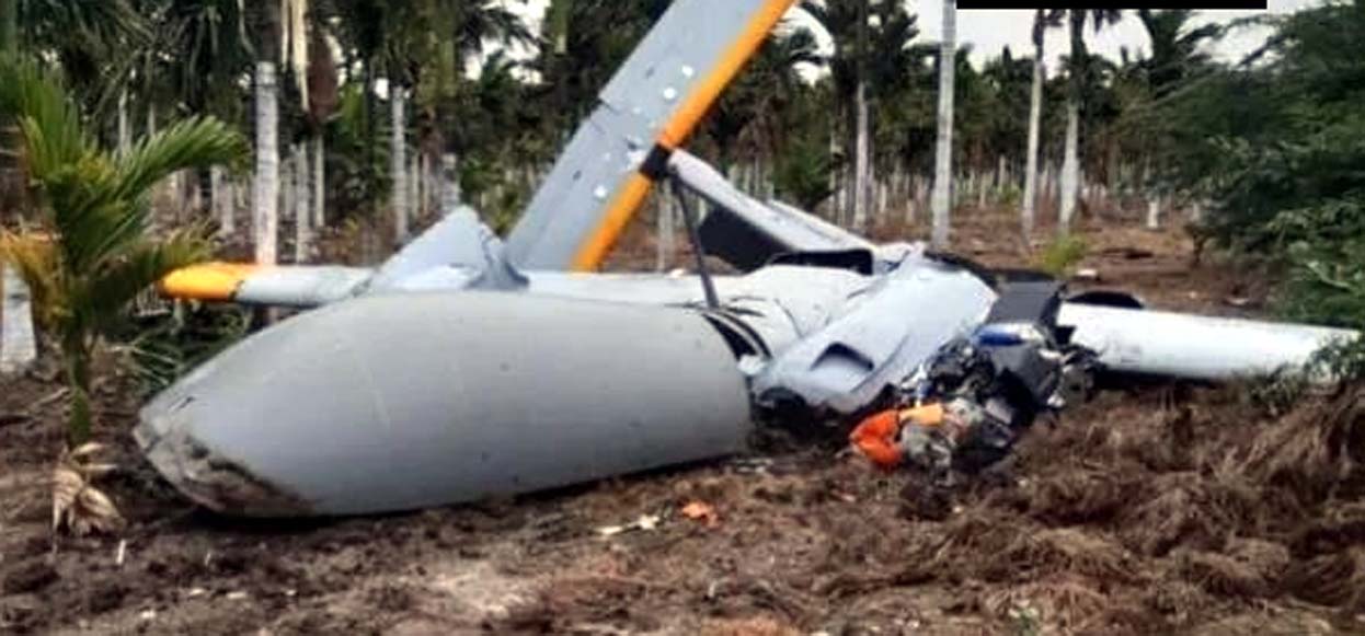 DRDO UAV crashes in farmland in Karnataka, none injured - Jammu Kashmir ...