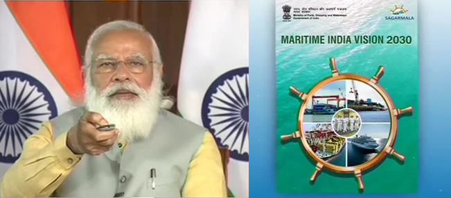 PM Modi inaugurates 'Maritime India Summit 2021'