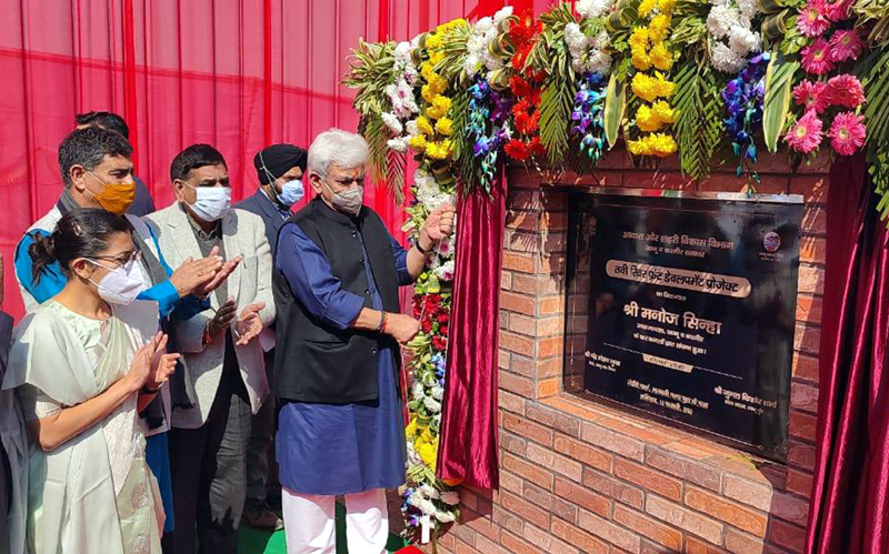 Awaam Ki Baat » Lt Governor lays foundation stone for Jhelum riverfront  development