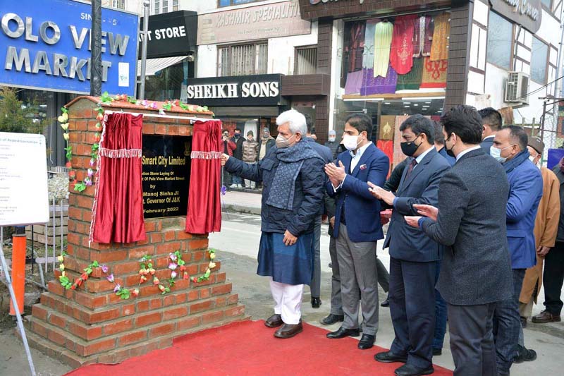 LG Sinha Inaugurates Renovated Polo View Market; Says Srinagar To Look Like  Mumbai, Delhi – JK Post