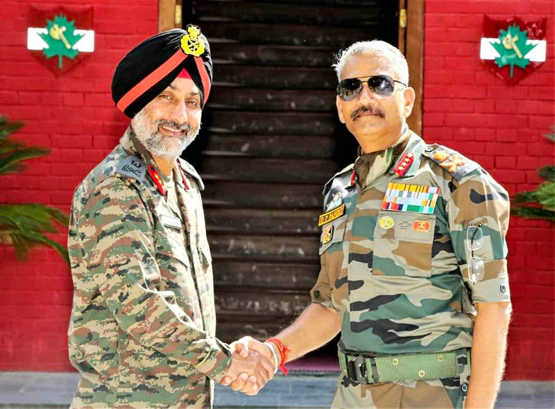 Lt. General K.J.S Dhillon, Commander XVth (Chinar) Corps, Indian Army, in  Rajputana Rifles summer ceremonial dress uniform. : r/uniformporn